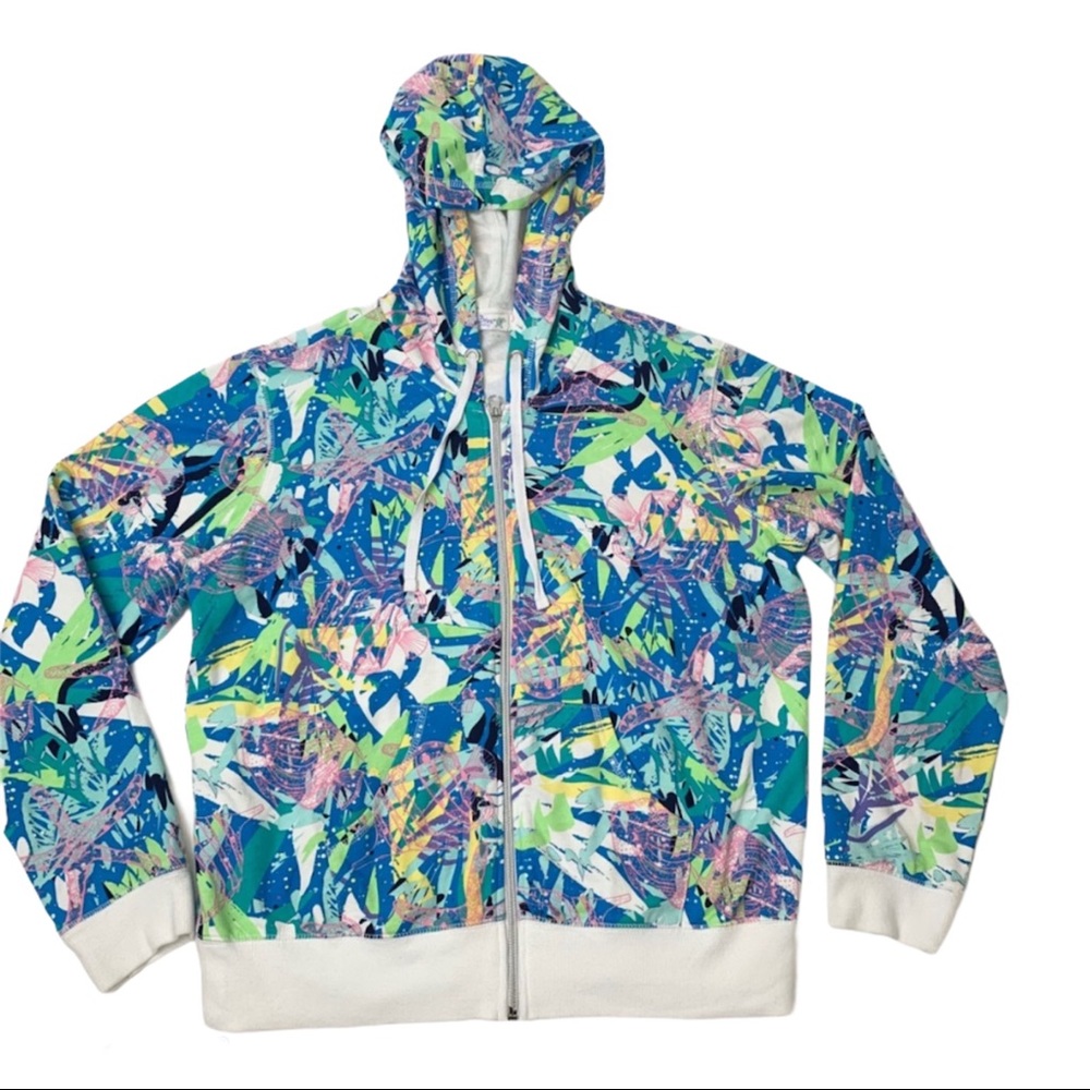 Sun Bay Missy Sea Graphic Full Zip Youth Hoodie L